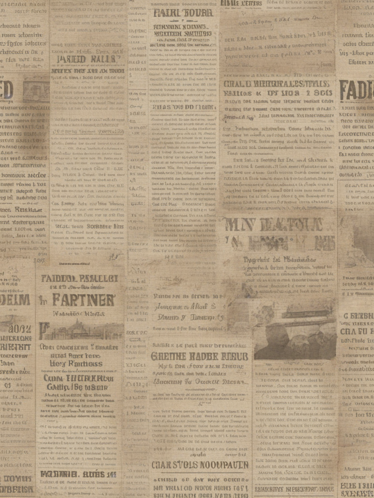 faded newsprint