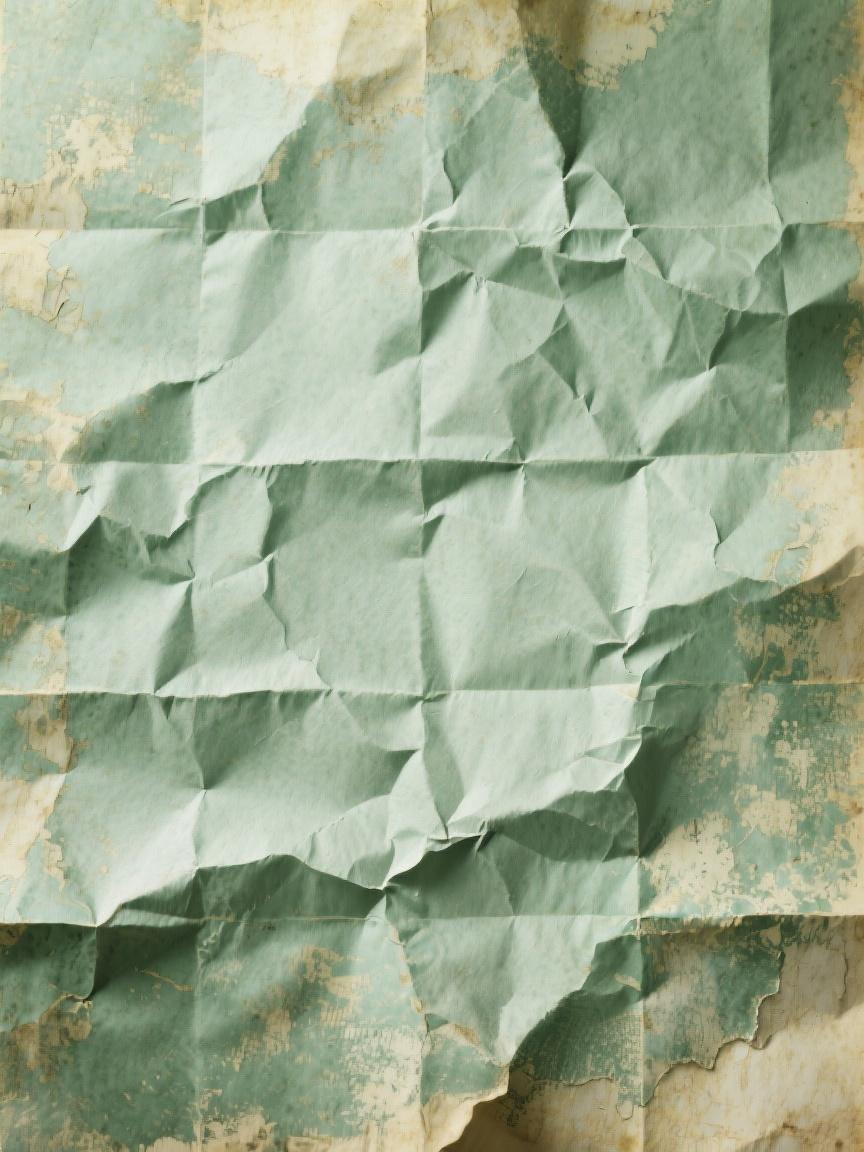 creased vintage paper